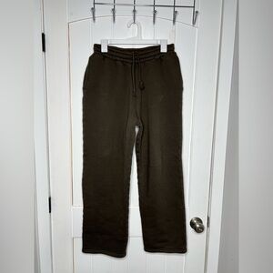 Velour Garments 450 GSM 'Dark Chocolate' Straight-leg Pants x1